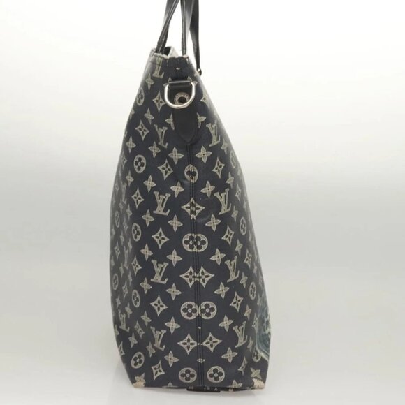 LOUIS VUITTON Monogram Savanna Tote Bag Black M54127 LV Auth BA2200 - Picture 6 of 14